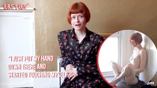 Gorgeous Redhead Records Her First Solo Video