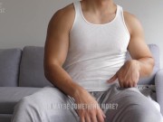 Preview 4 of Thick-Dicked Beefcake Dan: Interviewed, Fingered, Milked and Jerked Off after Cumshot [WorldStudZ]