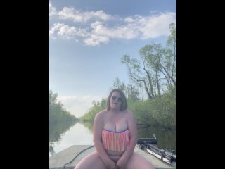 orgasm, pov, boat, fucking beer can