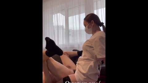Medical exam becomes humiliation, humiliation is sex - full vid on my Onlyfans (link in bio)