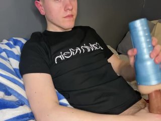Quick ass flashlight fuck