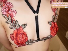 ほぼ全裸！刺繍がセクシー♡ブラ&パンツのセット【下着紹介】 - Screenshot 10 of 16 - Pov