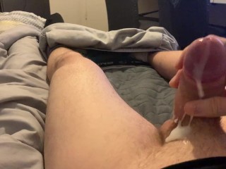 CUM Explodes after EDGING Girthy COCK