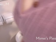Preview 1 of When I was drinking at my boyfriend's house, I got horny... I secretly masturbated in the toilet ♡