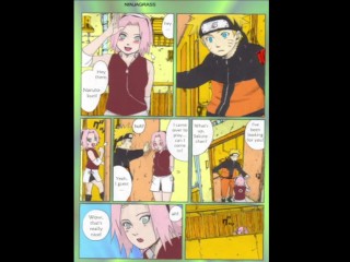 Naruto Se Folla a Hinata Mientras Sueña Con un Cómic Porno