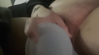fucking myself with dildo pussy dripping!