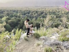 Pareja follando despues del trekking en Chillan de Chile Ft KJ - SendoPOV