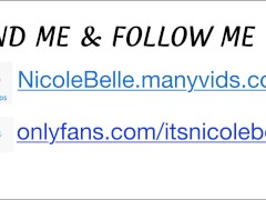 Huge toy VS my tiny asshole - PREVIEW- NICOLE BELLE