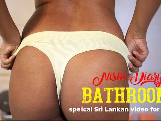 නිශී නාන ගමන් දුන්න ආතල් එක.. Sri Lanka Tee Girl Shows off her Wet Body in the Bath❤︎ Amateur