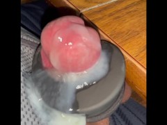 COCK Twitches from Workday Vibrator. Ends with overflowing Cum ORGASM - Screenshot 13 of 16 - Vibrator Orgasm