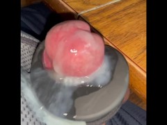 COCK Twitches from Workday Vibrator. Ends with overflowing Cum ORGASM - Screenshot 14 of 16 - Remote Vibrator