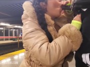Preview 1 of TTC Subway Blowjob