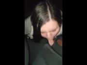 Preview 1 of Girl gives me head in the car, I cum in her mouth!