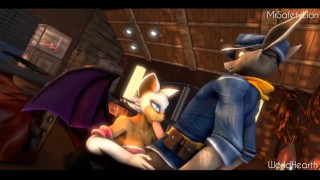 Official Sly Cooper X Rouge The Bat Mrsafetylion