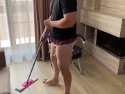 Preview 1 of Housekeeper fucked for bad cleaning! More clips in my twitter