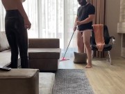 Preview 4 of Housekeeper fucked for bad cleaning! More clips in my twitter