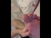 Preview 4 of Teen Twink shows off his Feet