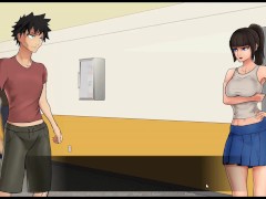 Confined with Goddesses [ Femdom hentai game ] Ep.1 bullied by university girls