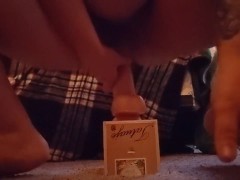 Squat Fuck my Biggest Dildo