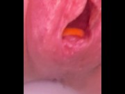 Preview 6 of Naval Orange Stuck Inside Tight Pussy-Push Whore