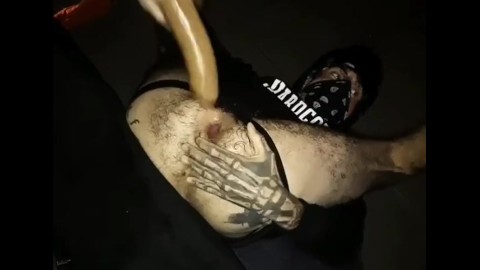 mancuntshow...i love to show how much im enjoying playing with my sloppy asshole