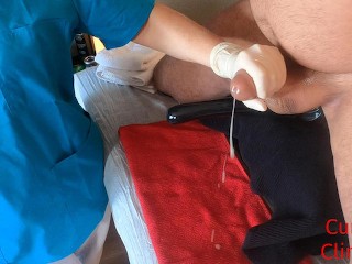 Cum Clinic Sessie # 1 Anale Vibrator Prostaatorgasme