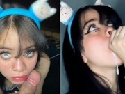 Sexy Green Eyed Girlfriend gives Blowjob and she Swallow my Cum ...