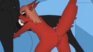 First Blowjob From Furry Foxy Deep Yiff Cum Inside Mouth