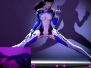 Preview 5 of Let's Play D.Va Fap Hero! Teen Femboi's first lewd fapin to his favourite Overwatch girl! Preview