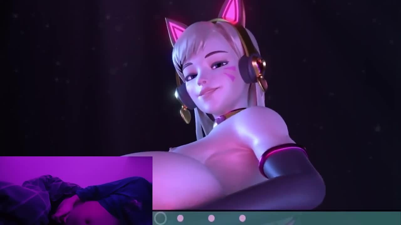 Lets Play D.Va Fap Hero! Teen Fembois first lewd fapin to his favourite  Overwatch girl! Preview