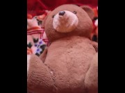 Preview 3 of I like to play with the teddy bear and feed him spills