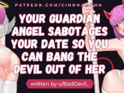 Preview 1 of Banging Your Guardian Angel and Devil | ASMR Erotic Audio Roleplay | Blowjob Deepthroat