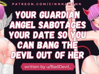 Banging Your Guardian_Angel and Devil ASMR Erotic Audio_Roleplay Blowjob_Deepthroat