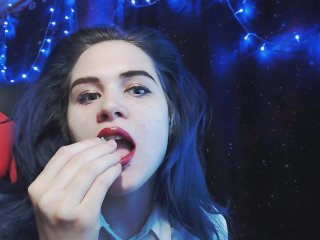 asmr moaning, drooling, solo female, pussy eating