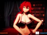 MMD R18 Rias Gremory Follow the Leader