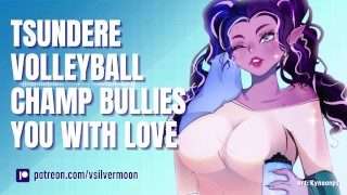 Tsundere Volleyball Champ te intimida con Love [Posesivo] [Posición amazona] [Creampies]