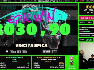 anal, twitch stream, dialoghi italiano, multiple cumshots