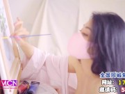Preview 6 of Female sex painters are only inspired when she has an orgasm