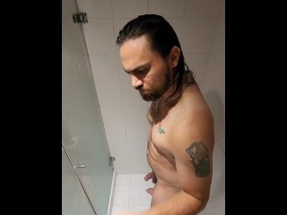 solo male, shower, dancing, colombia