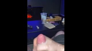 small dick couch cumshot