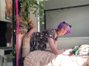 Preview 5 of New Zealand Amateur Trans Lesbian Anal Ass Fucking Cassie Moans