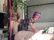 Preview 6 of New Zealand Amateur Trans Lesbian Anal Ass Fucking Cassie Moans