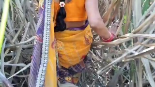 Nieuwe Beste Indiase Desi Dorp Buiten Bhabhi Openbare Porno Video