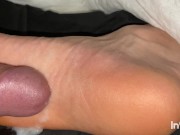 Preview 6 of Cummed on soles while snoring