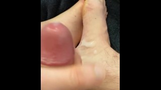 Hot Cumshot 💦😏 Feet Covered 🦶