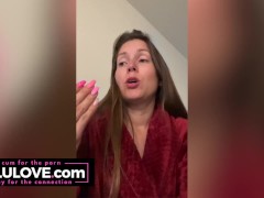 Creampie dripping closeups & babe talking behind the scenes candid VLOGs and more - Lelu Love