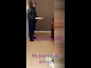Preview 5 of I remain all naked in front of the Delivery pizza courier