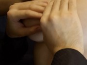 Preview 2 of JAPANESE BREAST MASSAGE AND NIPPLE PLAY TO ORGASM AND MOANING