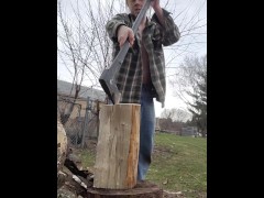 Chops Wood For Your Fire