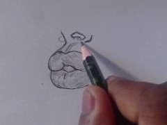 watch me drawing lips (part 2)